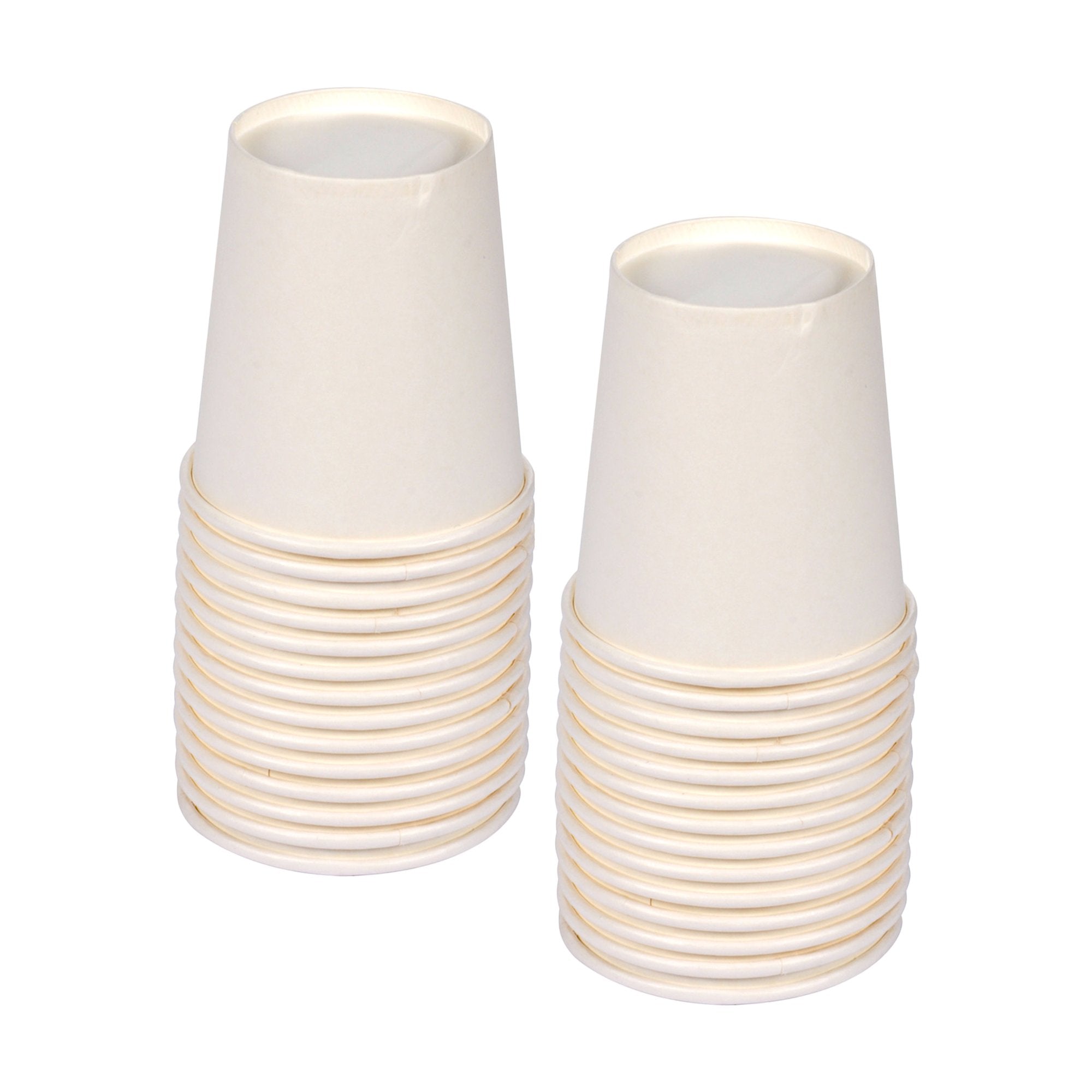 Stokomani Maison 100 gobelets carton blanc jetable
