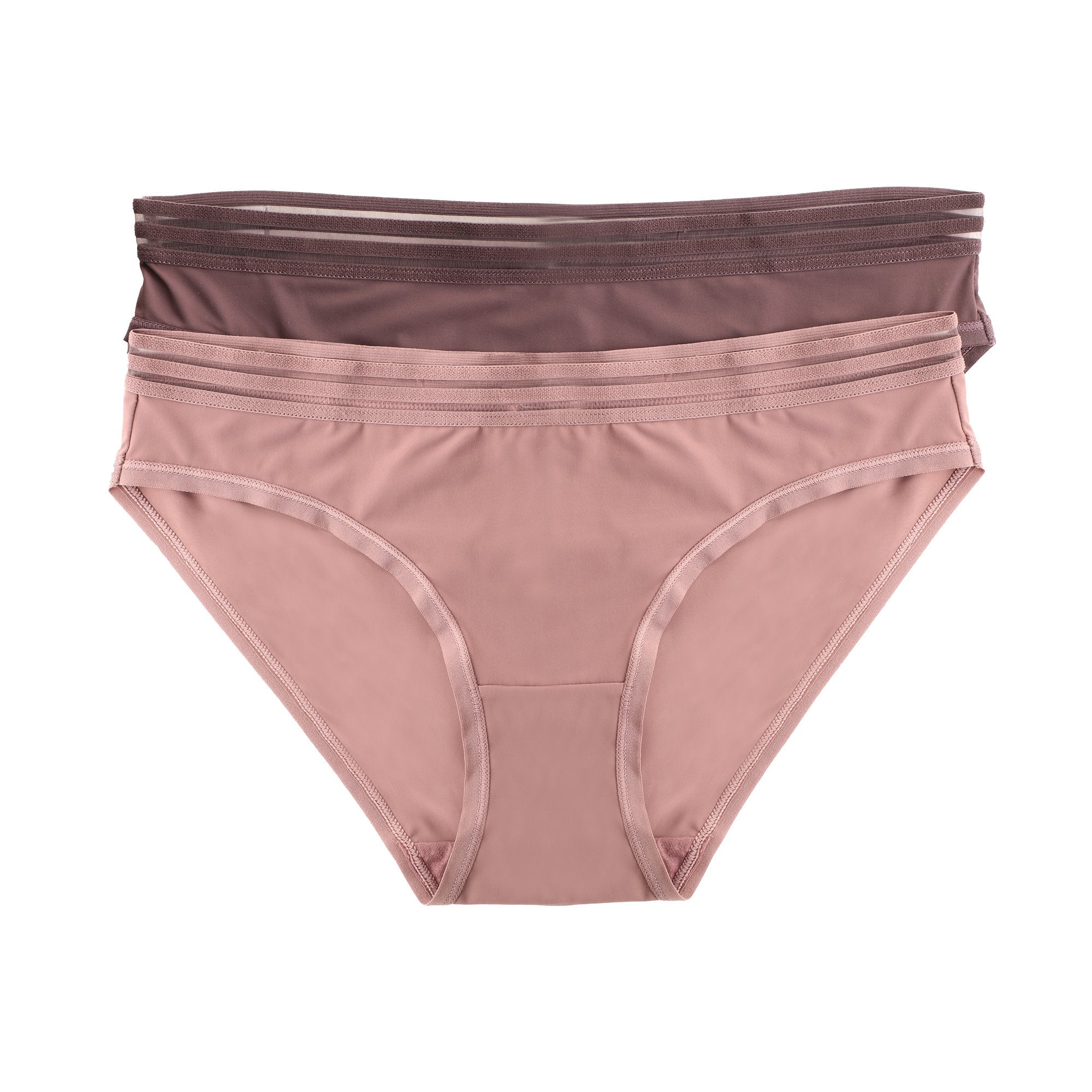 Stokomani Mode lot 2 slips élastiques violet femme