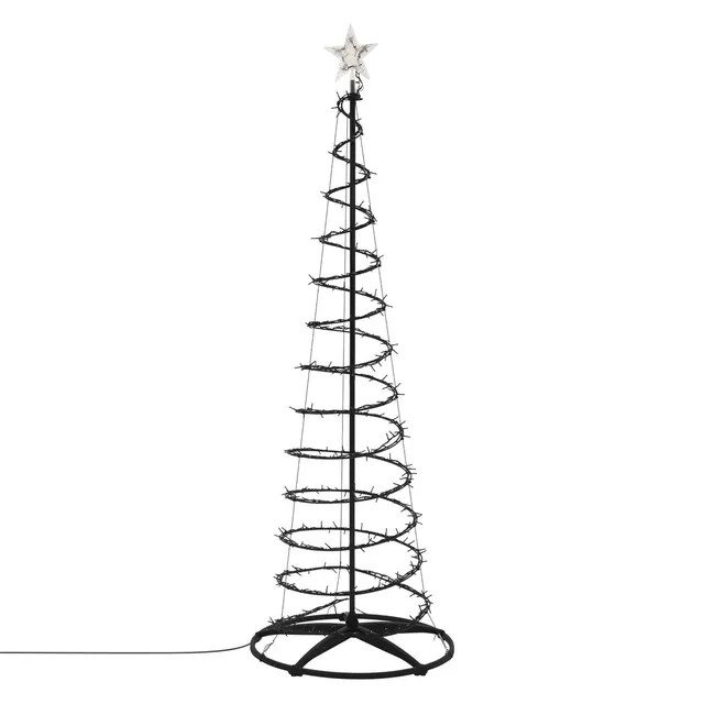 ECD Germany sapin de Noël LED 210 cm 756 blanc chaud
