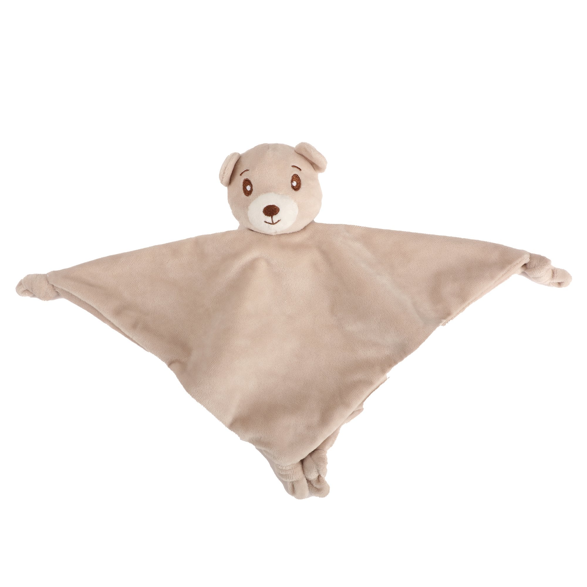 Stokomani Puériculture doudou mouchoir bébé beige ours