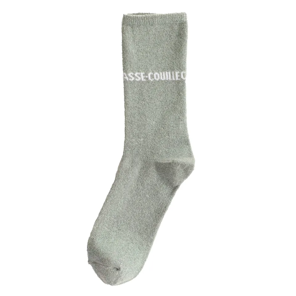 Stokomani Mode Chaussette à message verte 36/41