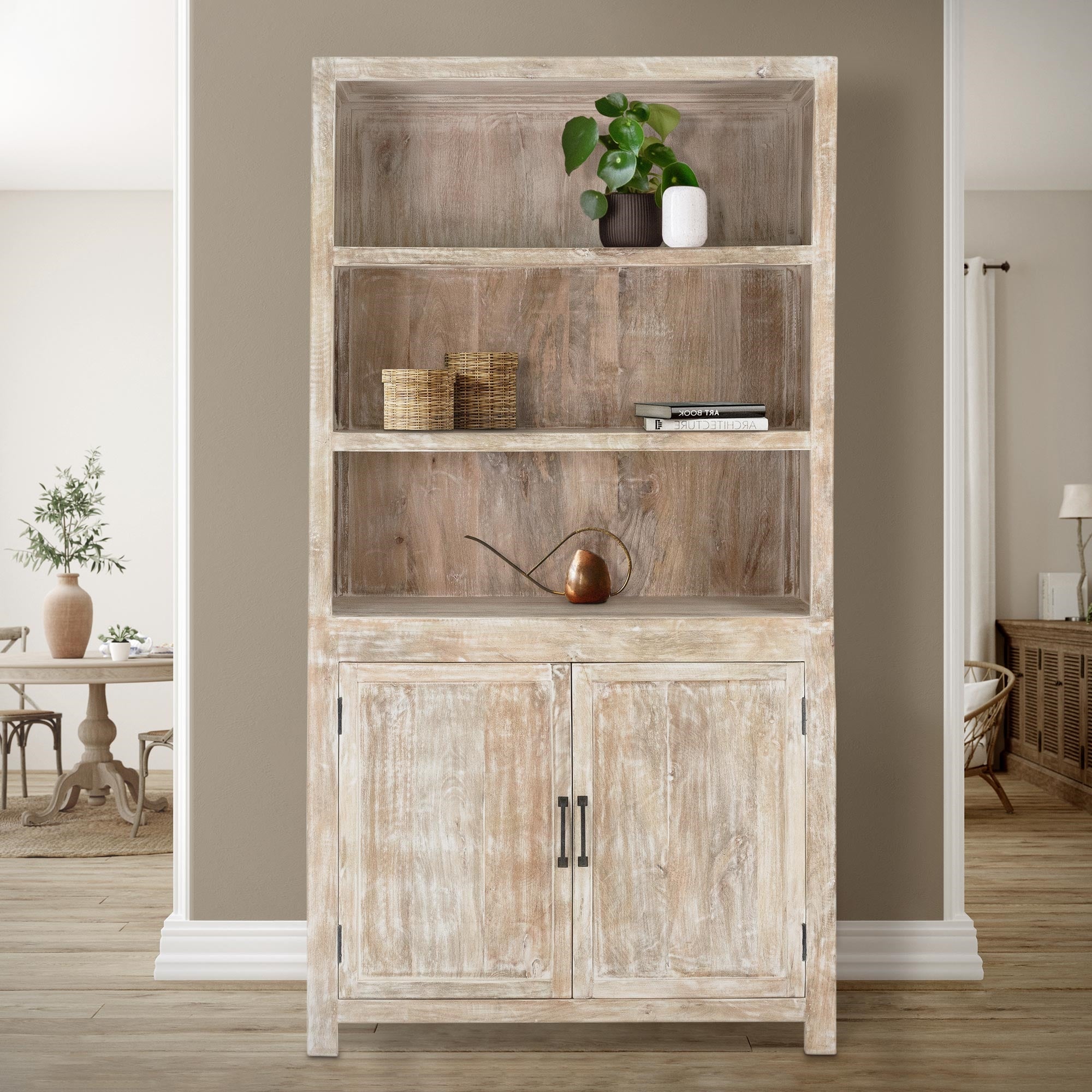 ECD Germany WOMO vitrine manguier 110x210x45 nature