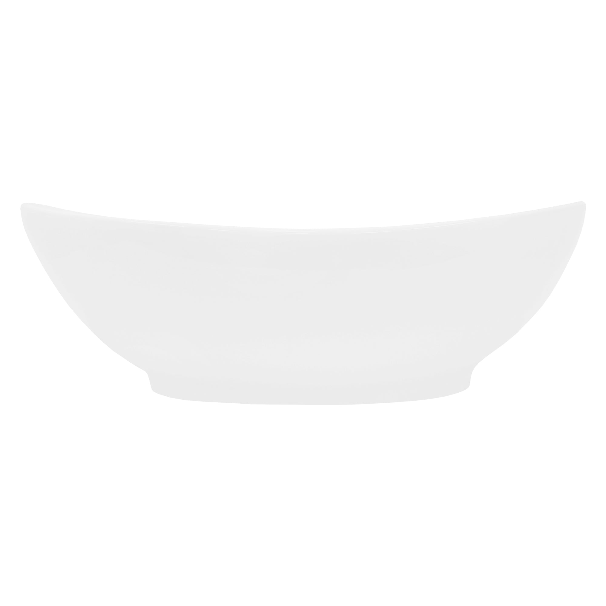 ECD Germany Sanitär Vasque 59x39 cm lavabo blanc avec bonde