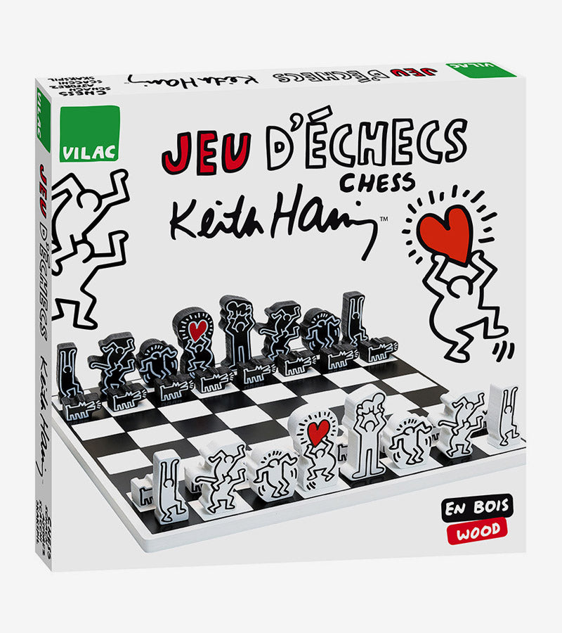 L'avant gardiste Jeu d'échecs Keith Haring pop-art