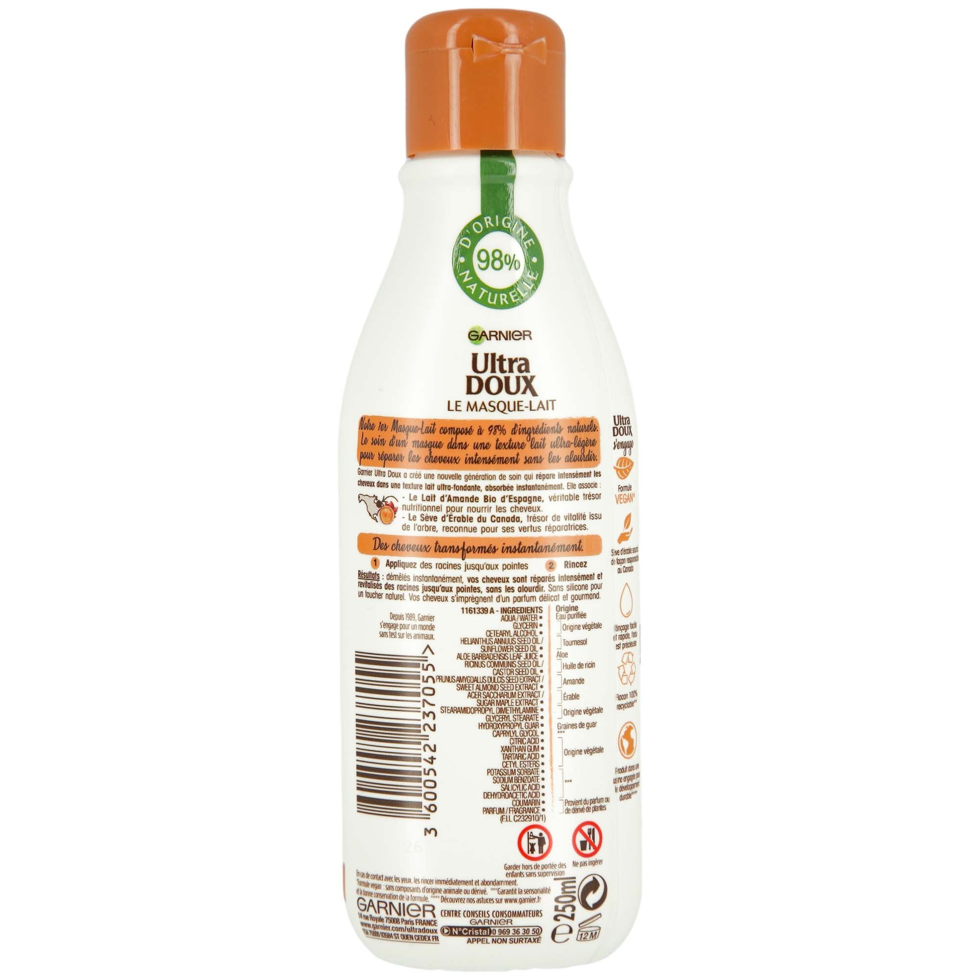 Stokomani Beauté Masque-lait érable guérisseur masque cheveux