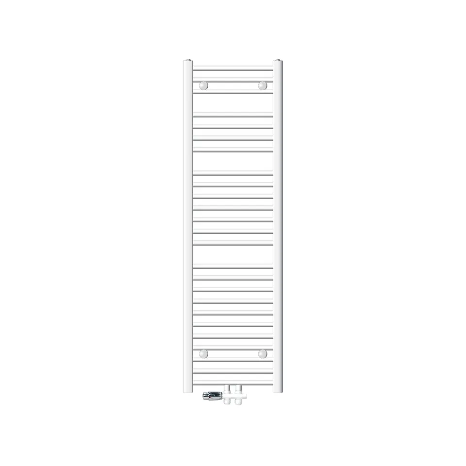 LuxeBath Sahara 400x1500 mm sèche-serviettes blanc raccord central