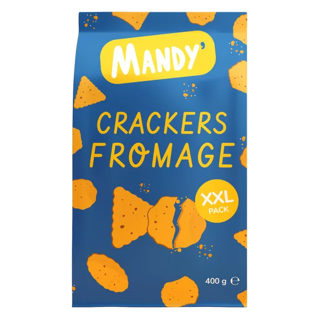 Sachet crackers au fromage XXL apéritif