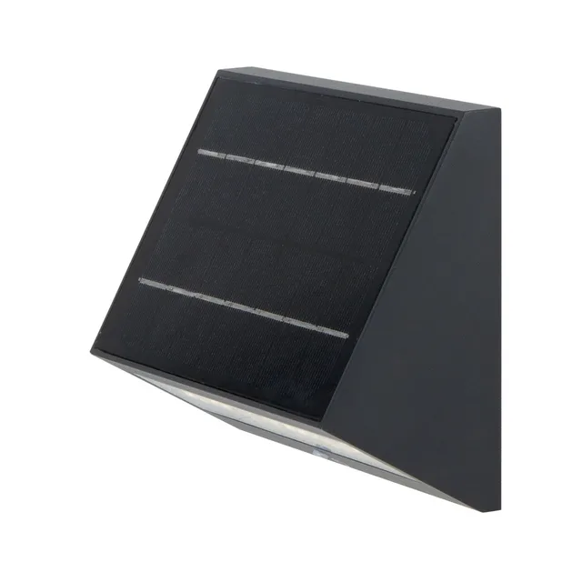 Red Deco Ecostep applique solaire alu H14cm LED blanc chaud