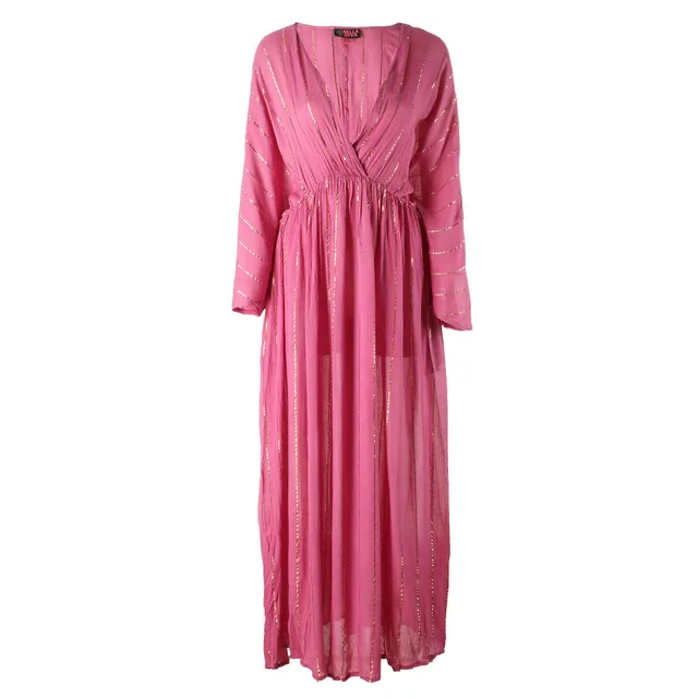 Stokomani Mode Robe grande taille violette XL