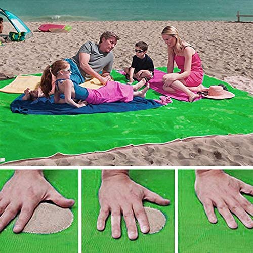Shop-Story Sand Free Mat drap plage anti-sable vert 150x200