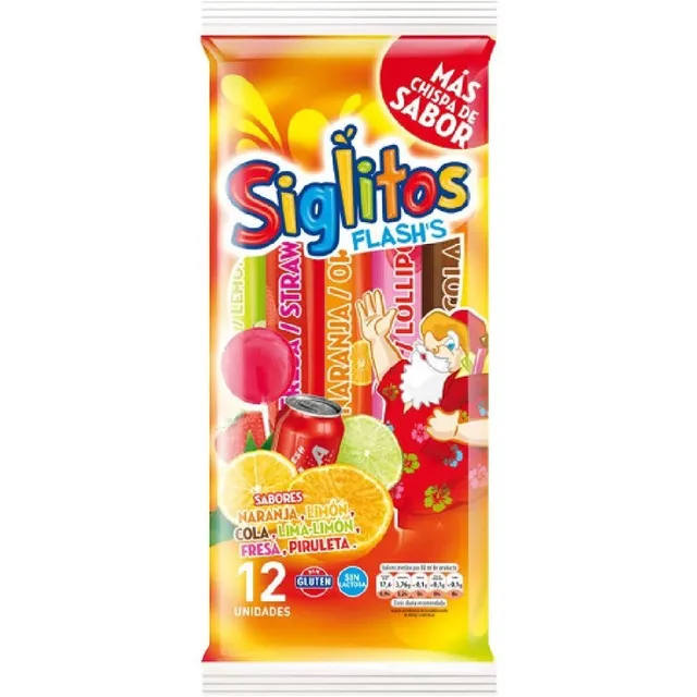 Glaces à l’eau lot de 12 bâtonnets glacés 22 kcal