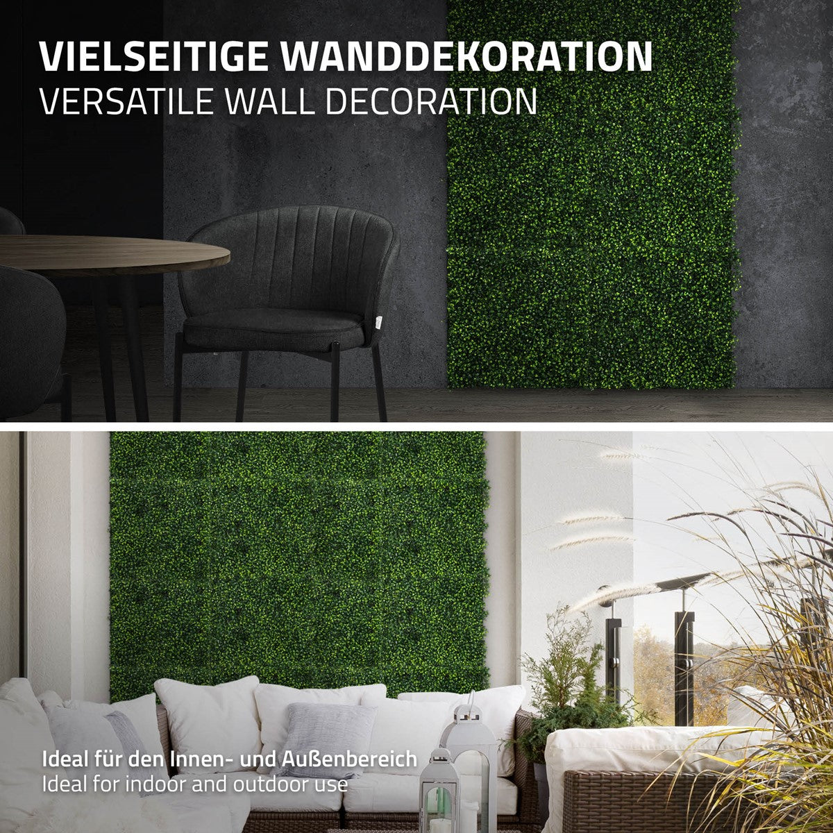 ECD Germany Haus Wohnen Mur Végétal Buxus 4x50x50