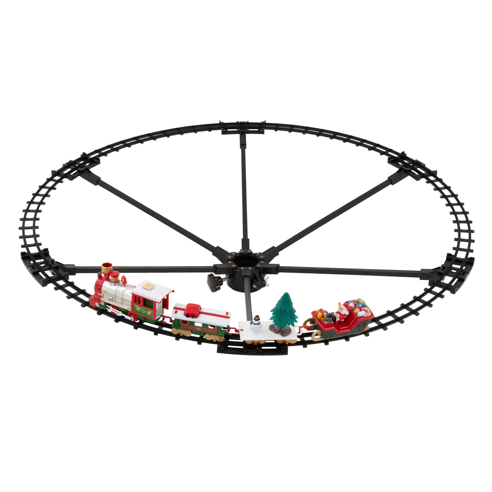 ECD Germany train de Noël sapin 87,5cm lumière+son à offrir