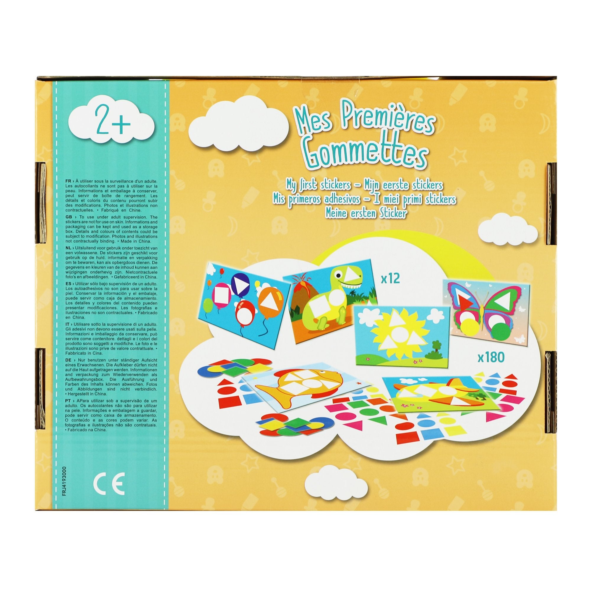 Stokomani Scolaire atelier gommettes géométriques kit créatif enfant