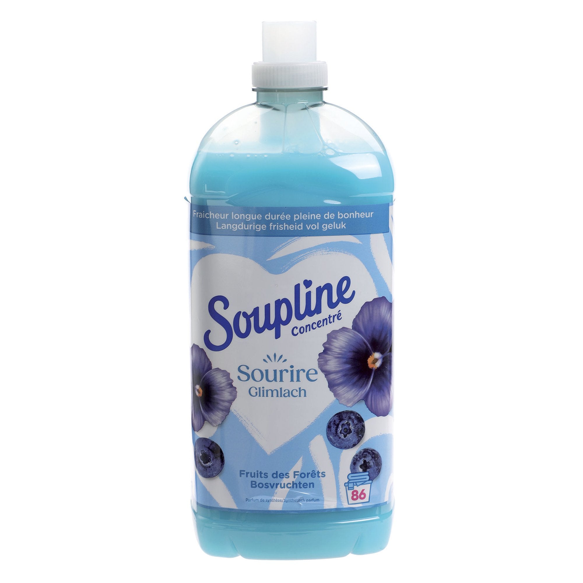 Soupline Adoucissant Concentré Fruits des Forêts Linge Parfumé