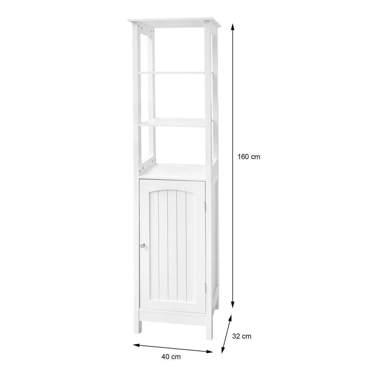 ECD Germany Möbel meubles salle de bain blanc 4 pcs ML-Design
