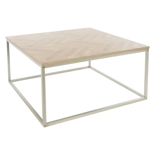 ECD Germany ML-Design table basse chêne 80x80 chevrons B-Ware