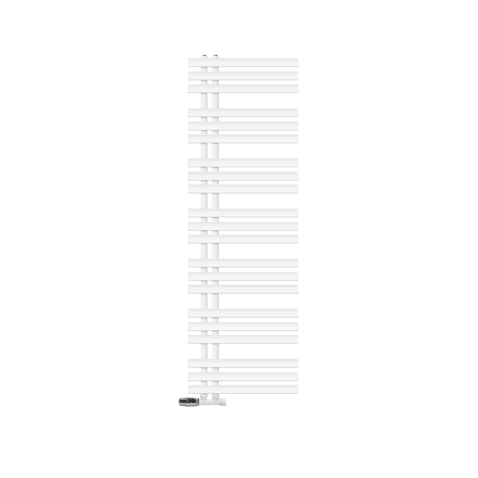 ECD Germany sèche-serviettes blanc 500x1600 mm raccord central