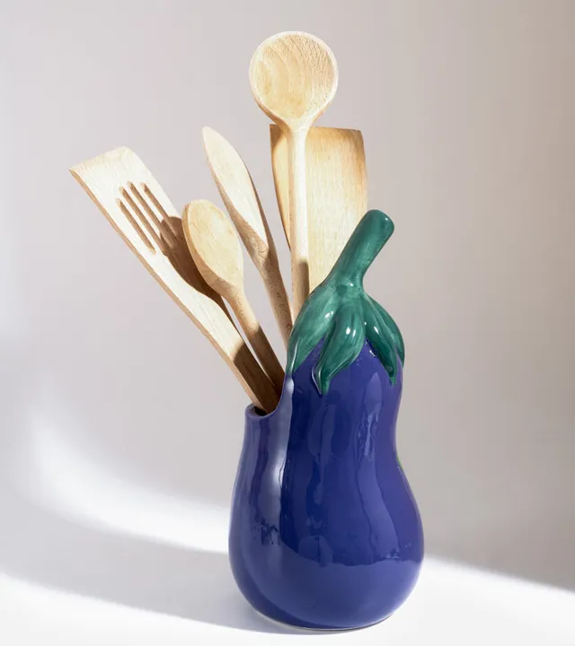 L'avant gardiste Ustensiles & Cuisson pot à ustensiles aubergine