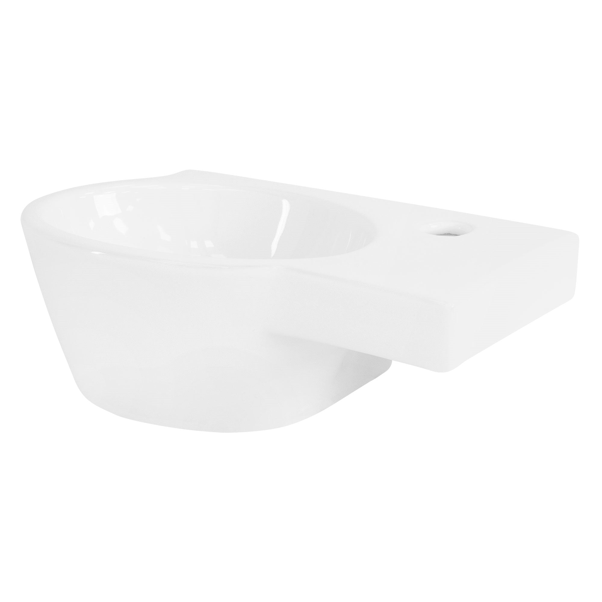 ECD Germany Sanitär ML-Design lave-mains 37,5x19 cm blanc céramique