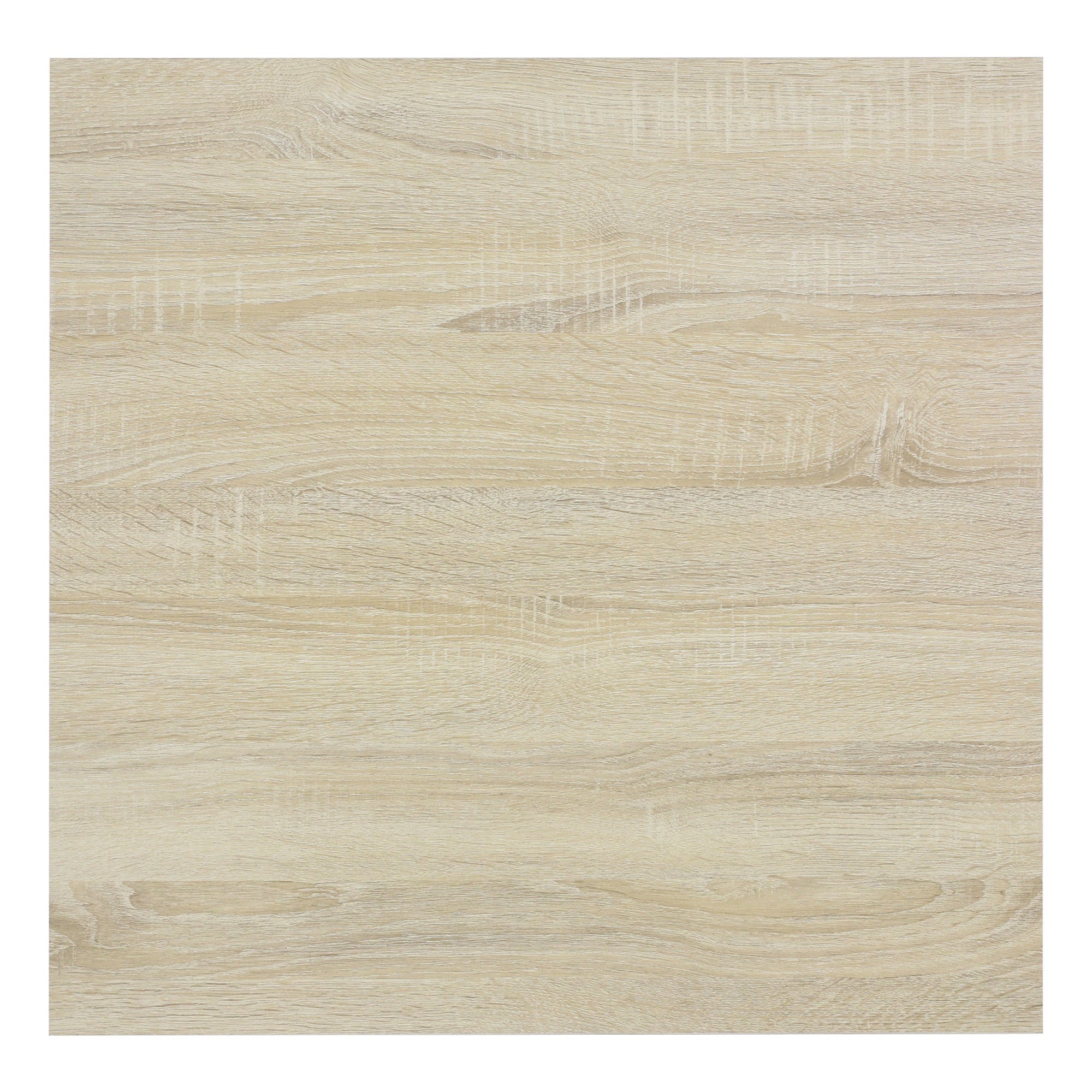 ECD Germany Möbel table basse carrée 65x65 cm chêne blanc