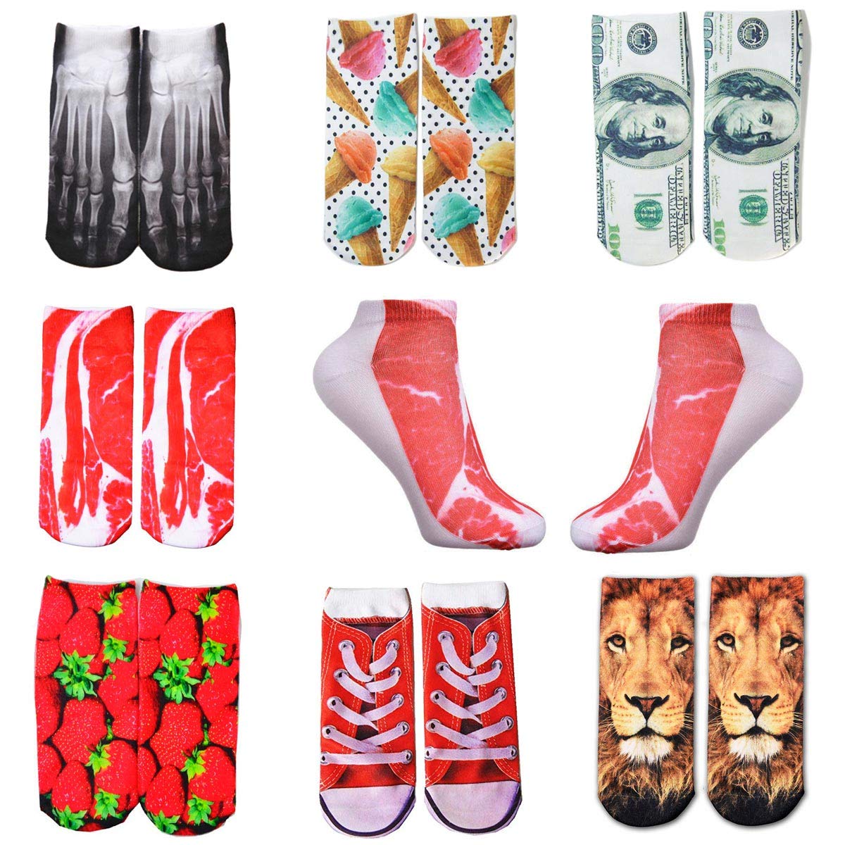 Shop-Story Lifestyle Pack 7 chaussettes fantaisie 35-42