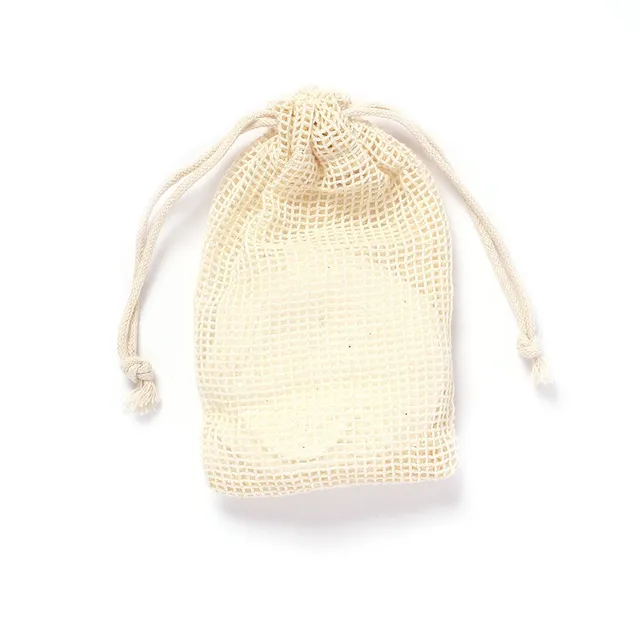 Stokomani 7 disques démaquillants lavables bambou + sac