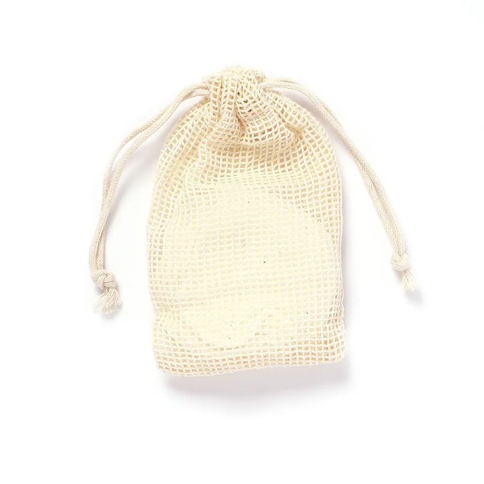 Stokomani 7 disques démaquillants lavables bambou + sac