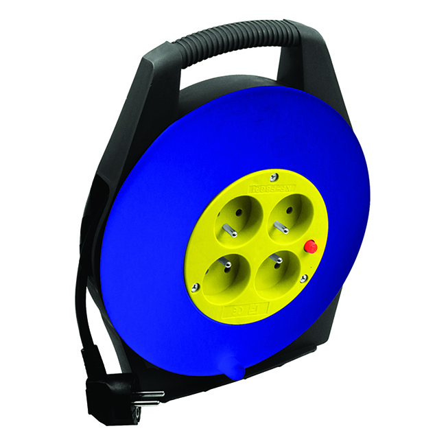 Safe Tool Services généraux Enrouleurs 4 prises câble 3 m