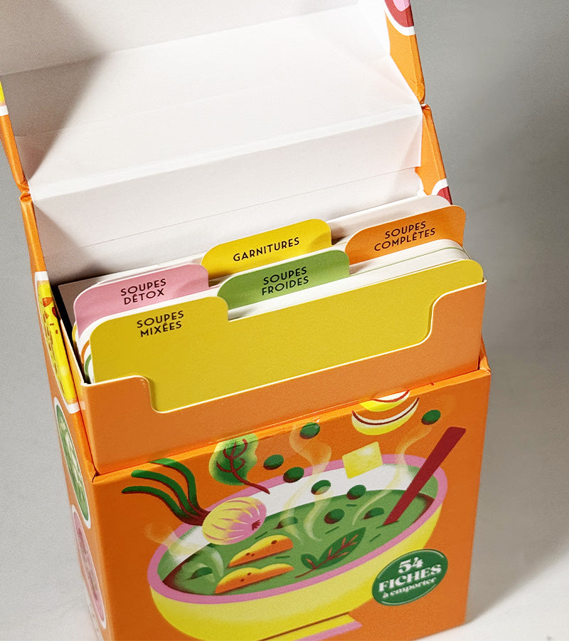 Cooking Box Soupes boîte fiches recettes cuisine