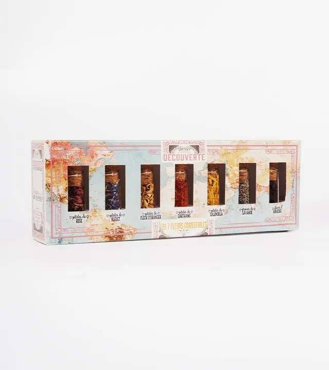 L'avant gardiste L'épicerie Coffret découverte 7 fleurs comestibles