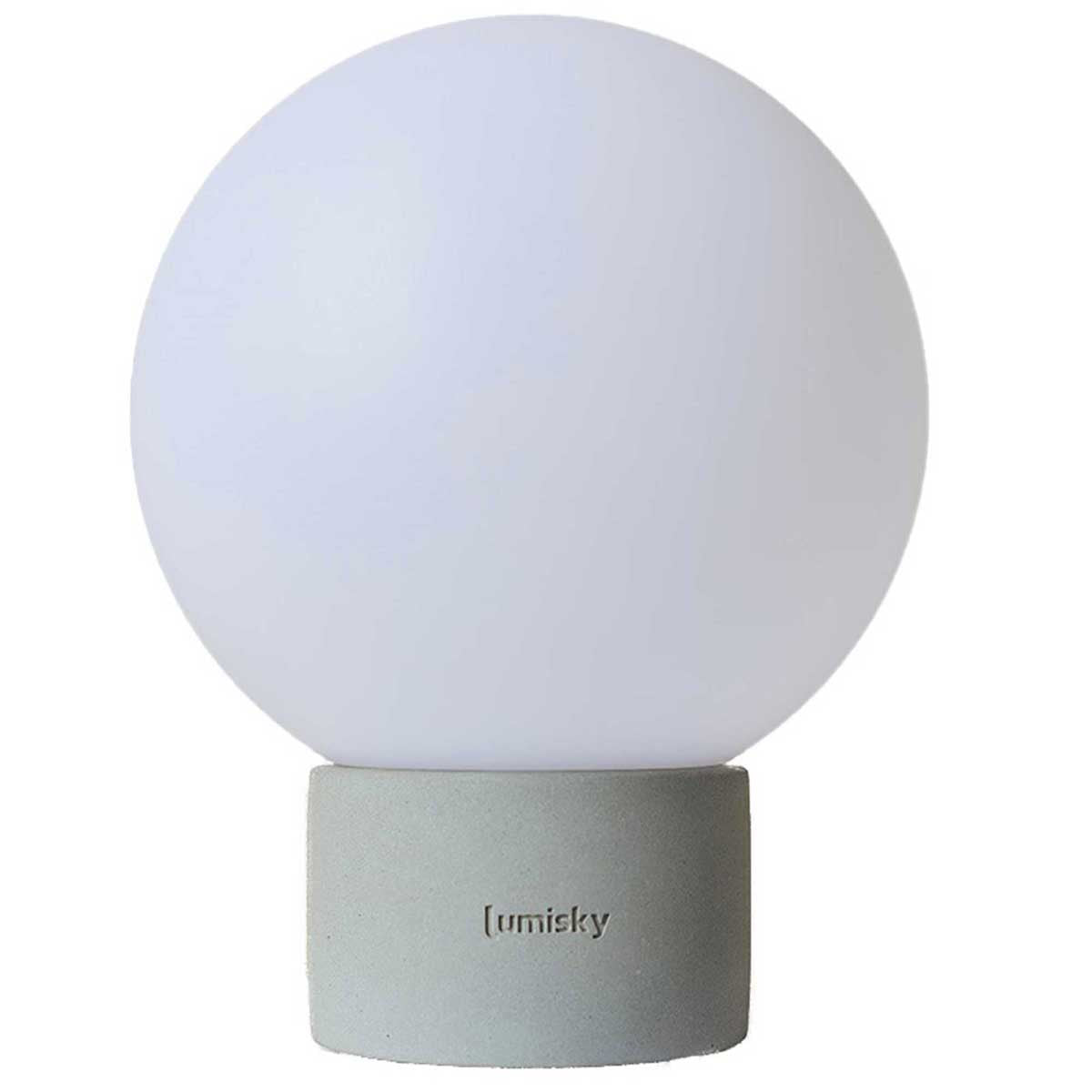 Red Deco Terra Concrete lampe table sans fil béton LED H25cm tactile