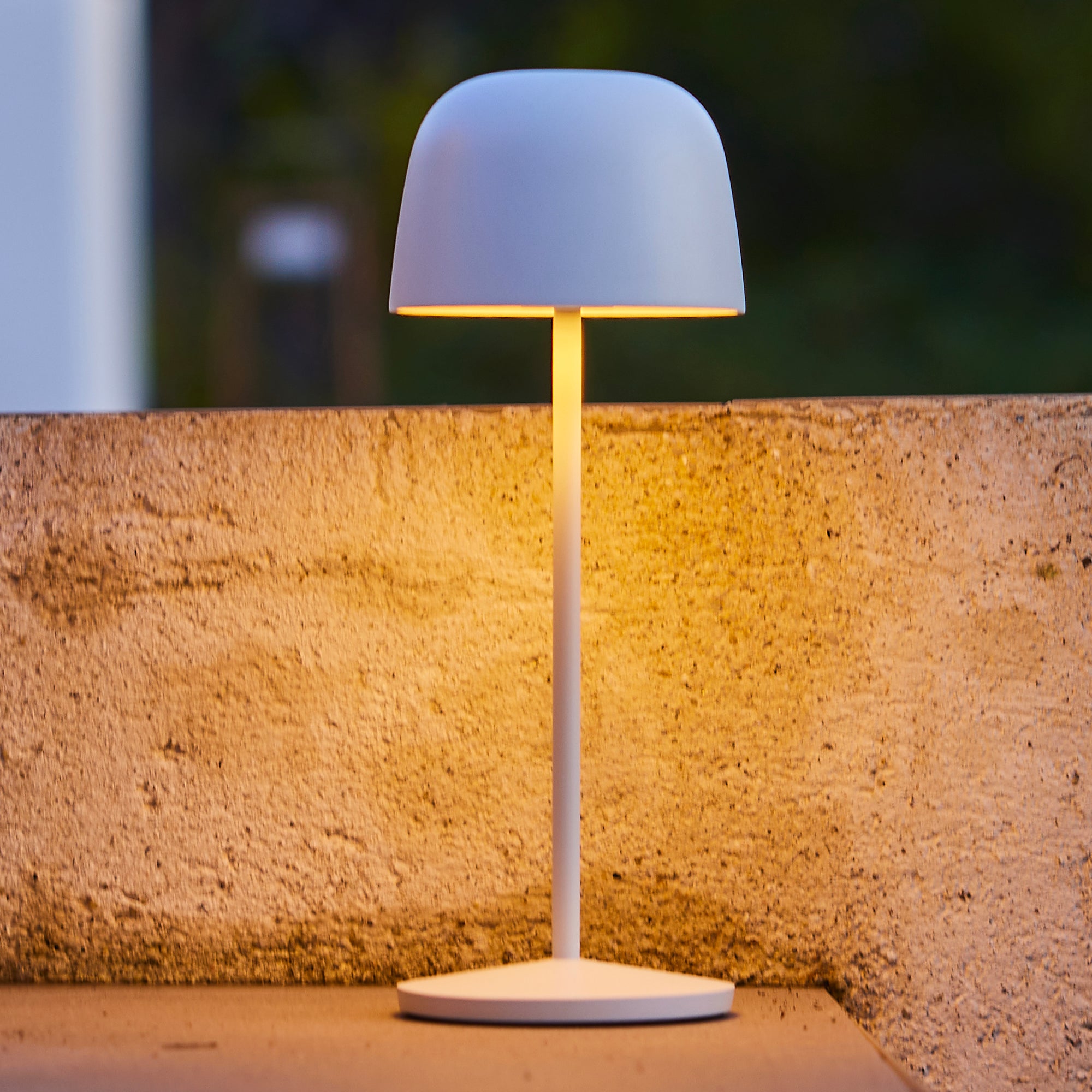 Red Deco Sophia White lampe de table sans fil blanc H28 cm