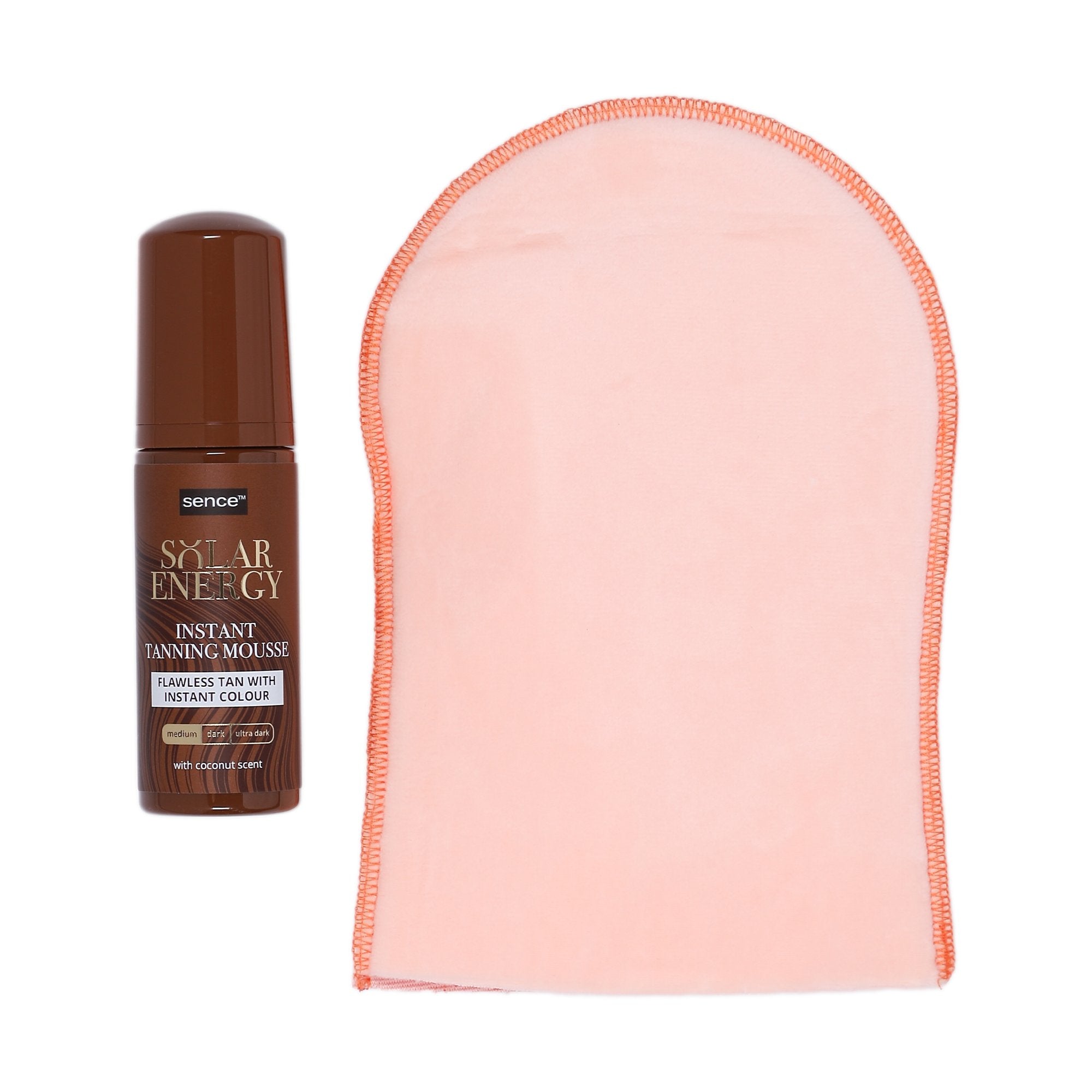 Sence mousse auto-bronzante medium + gant corps