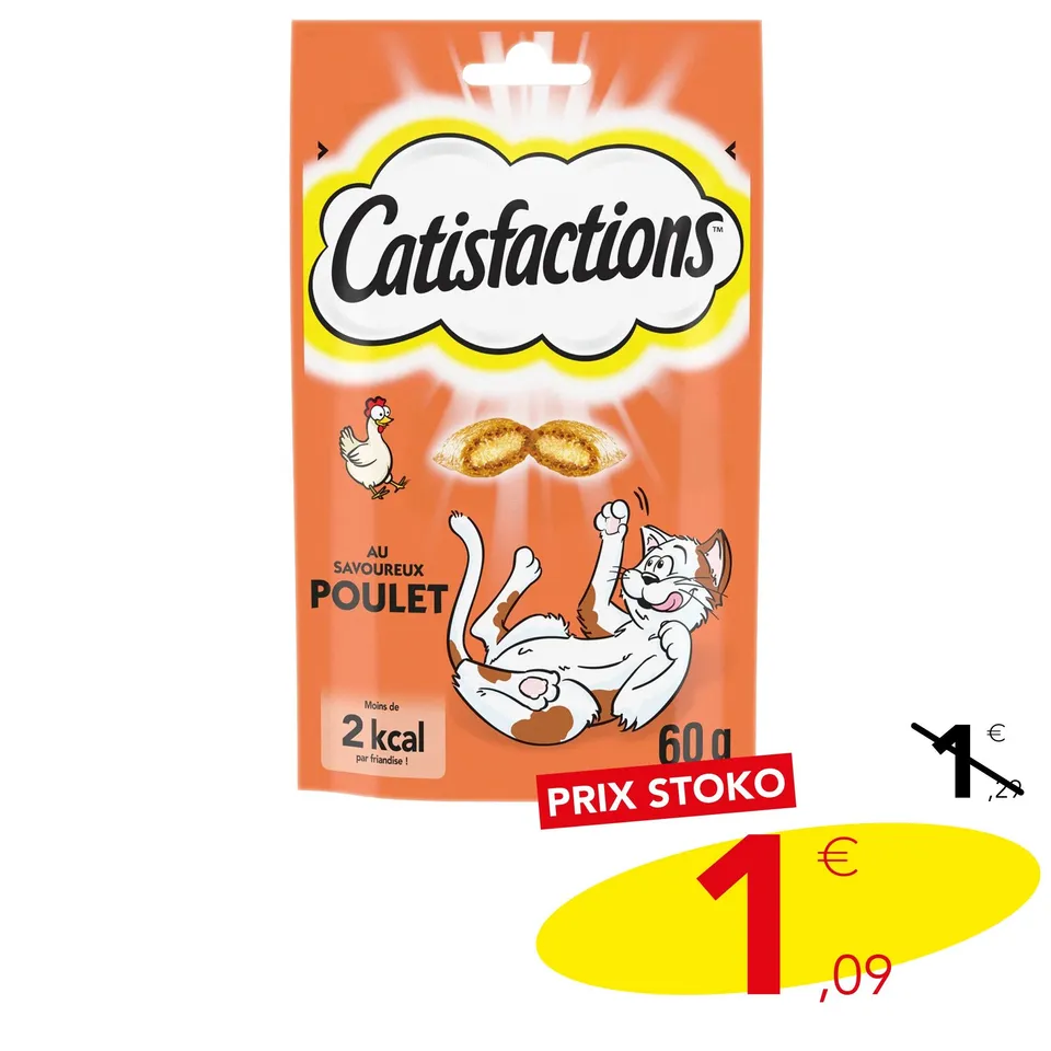 Stokomani Friandise pour chat au poulet