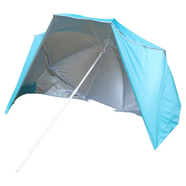 Stokomani Plein Air Parasol voile solaire 1M8 bleu clair