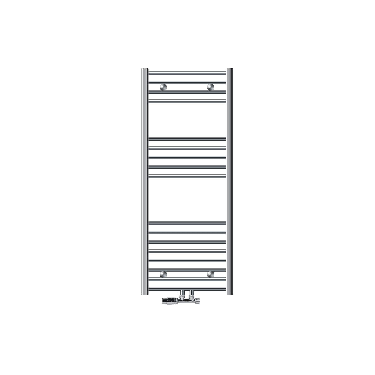 ECD Germany Heizungen sèche-serviettes chromé 500x1200 mm cintré