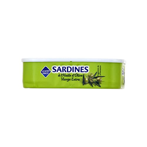 Leader Price Sardines à l'huile d'olive conserve 80,5g