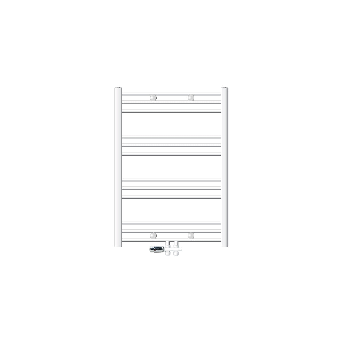 ECD Heizungen Sèche-Serviettes Blanc 750x800 mm