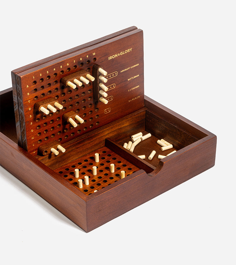 L'avant gardiste Fun & Jeux Bataille navale de luxe en bois jeu