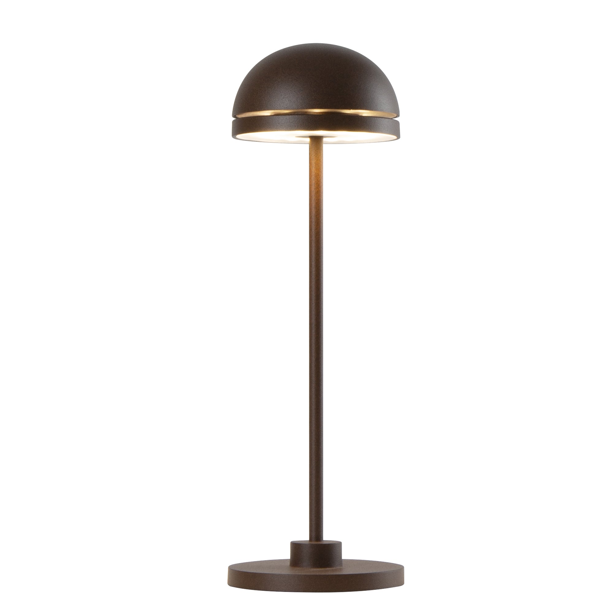 Red Deco Lampe sans fil Duplo Cup Corten lampe table touch H26cm