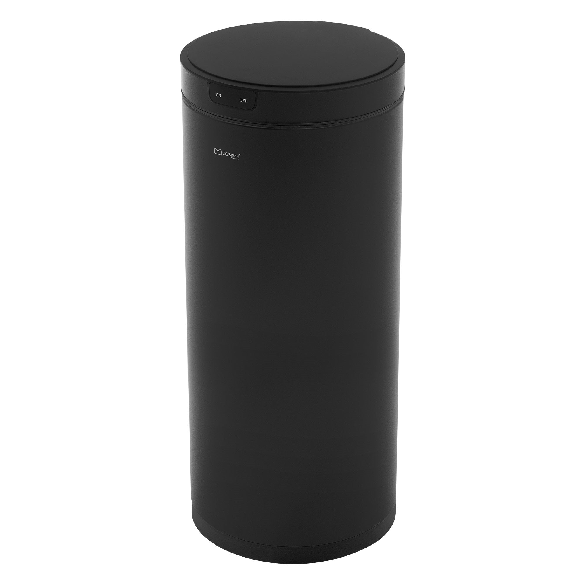 ECD Germany ML-Design poubelle capteur inox 30L noire