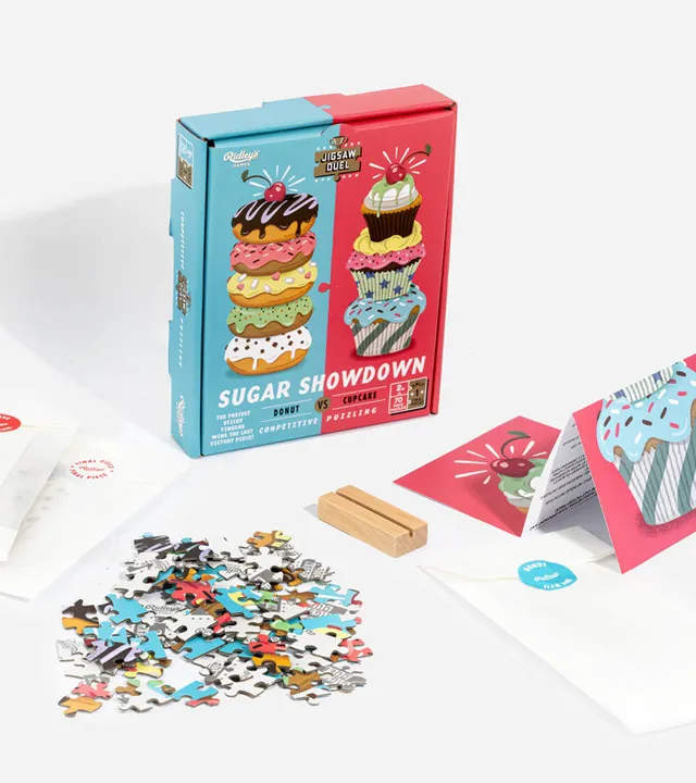 L'avant gardiste puzzle en duel Cakes 2 joueurs