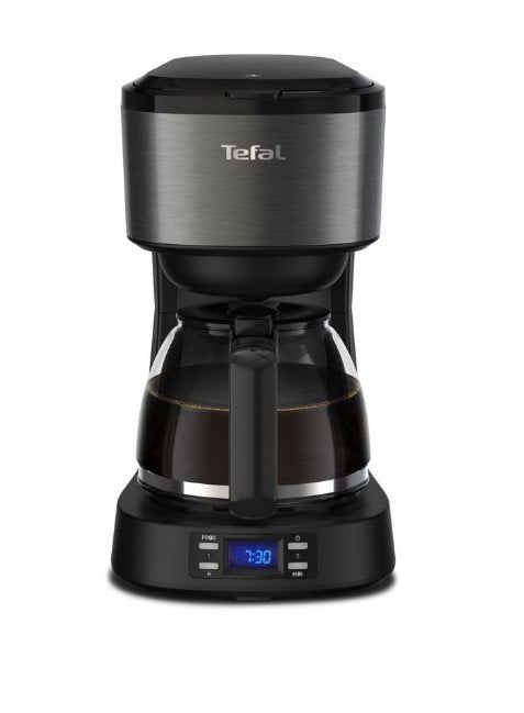 Tefal Cafetière Électrique Filtre Noire Programmable 1,2 L