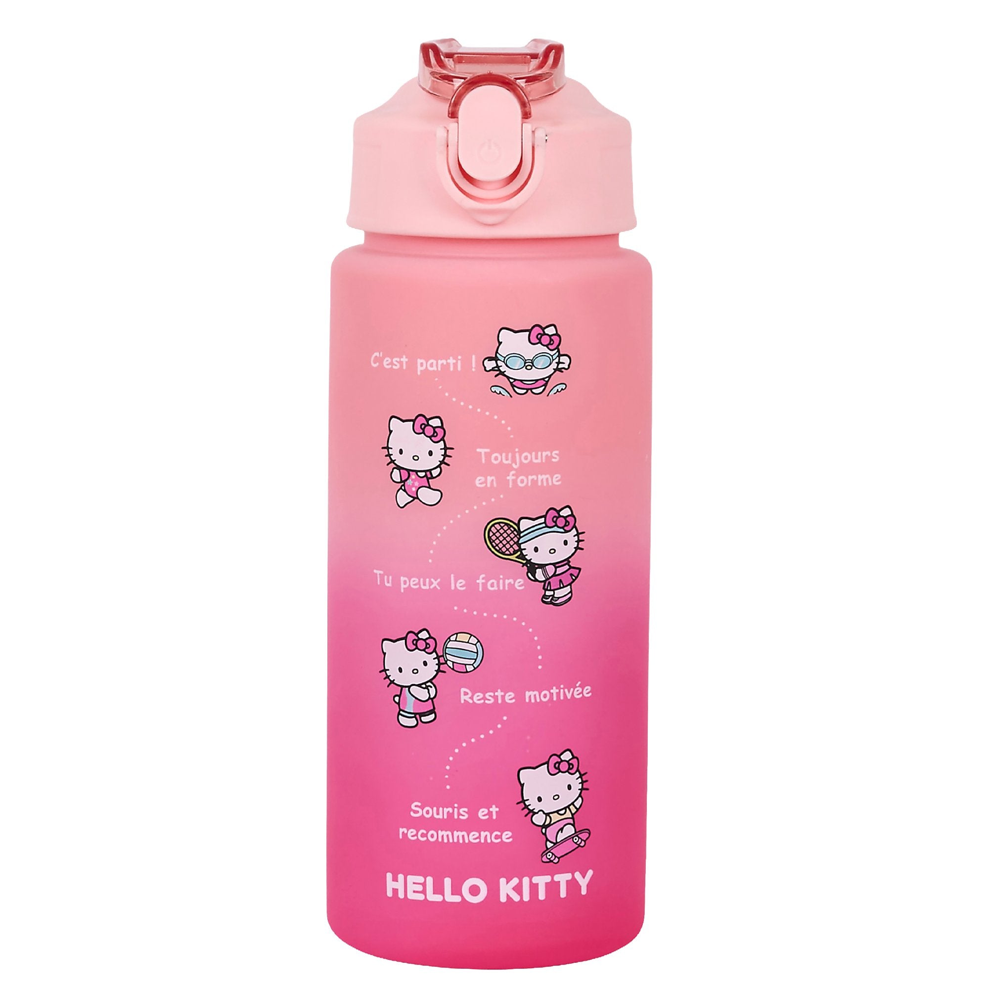 Hello Kitty gourde motivation 55cl bouteille réutilisable