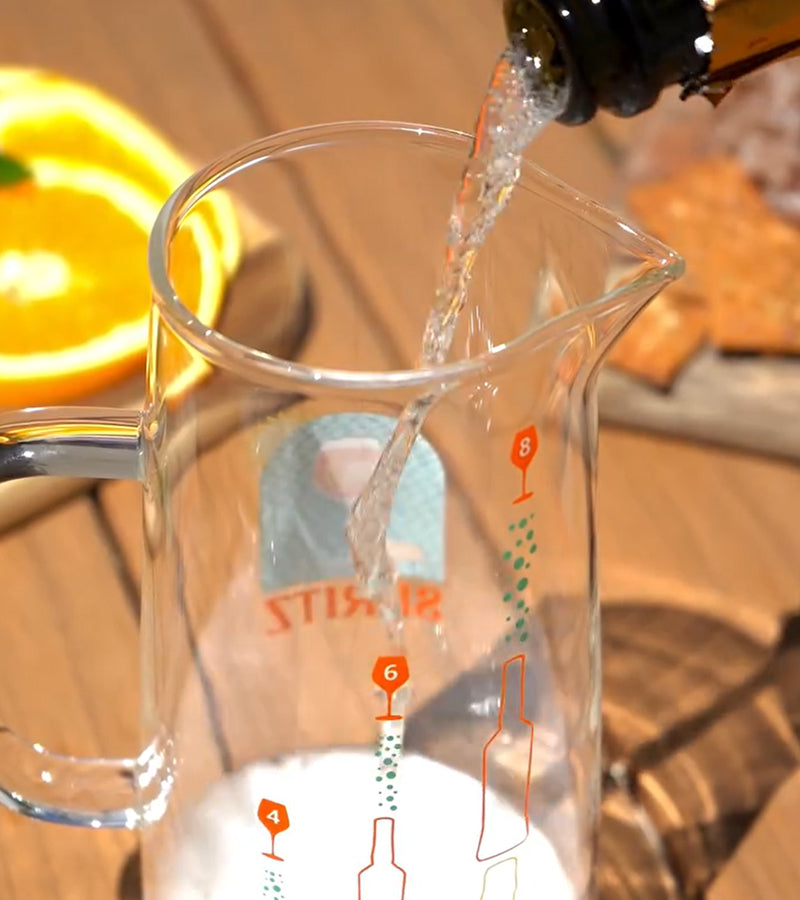 L'avant gardiste Vaisselle & Table Fun carafe Spritz graduée verre
