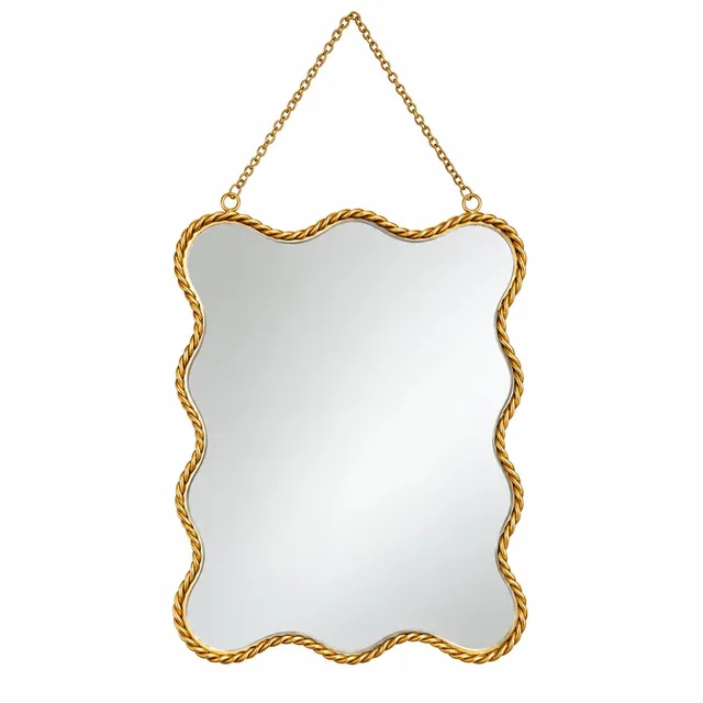 Stokomani Maison Déclic Home miroir verre métal 33,3 cm