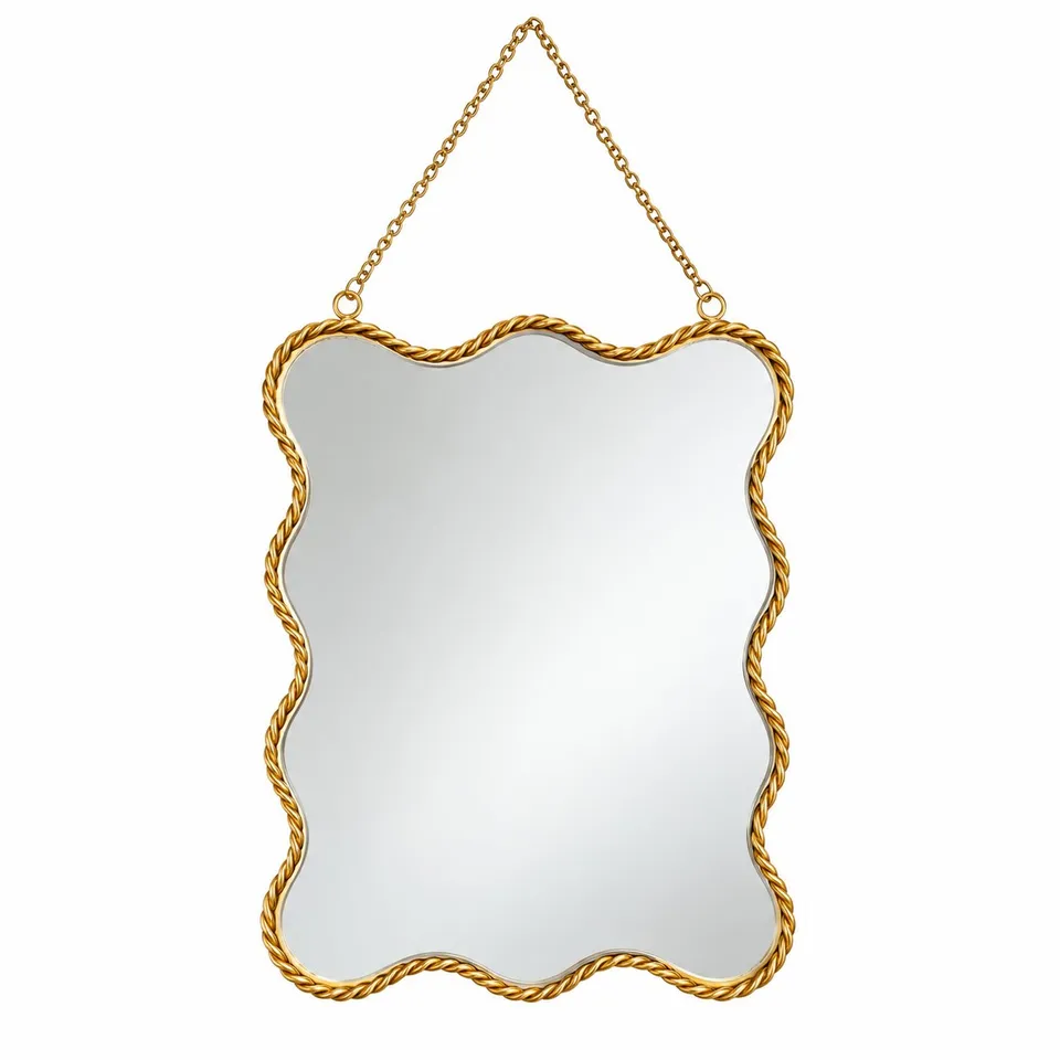 Stokomani Maison Déclic Home miroir verre métal 33,3 cm