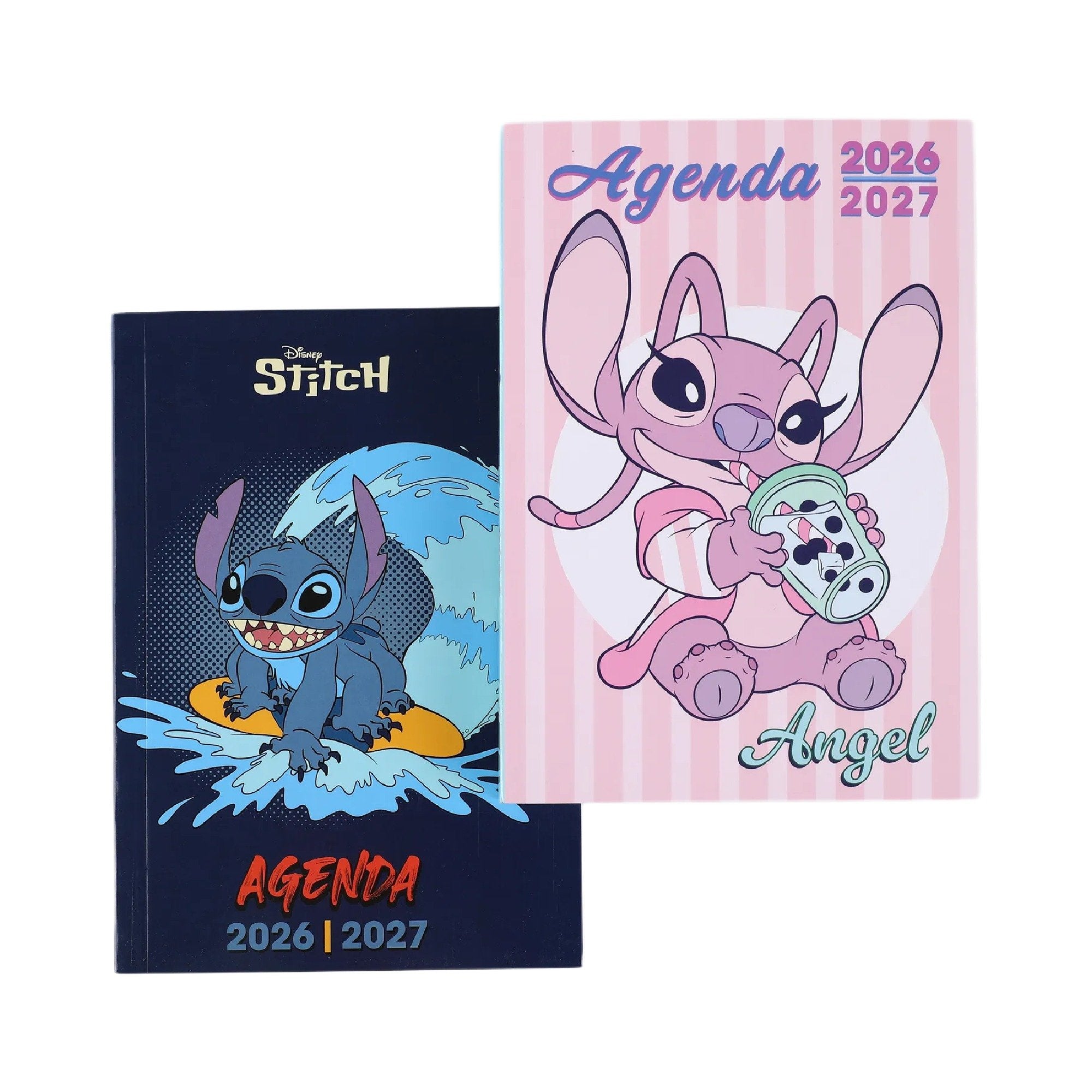 Stitch agenda 2026-2027 scolaire coloré cours et rendez-vous