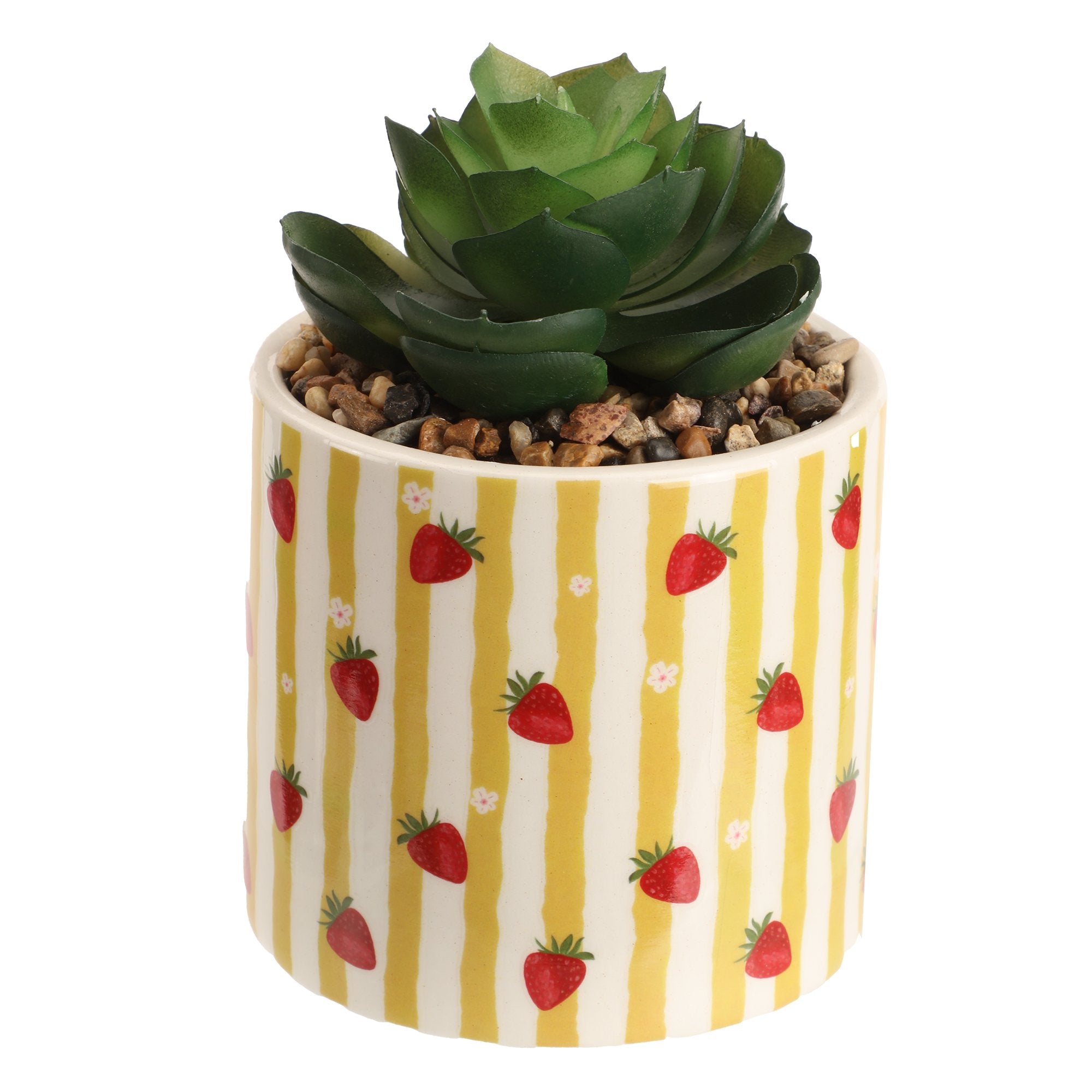 Stokomani Maison plante artificielle pot fruits 13 cm déco